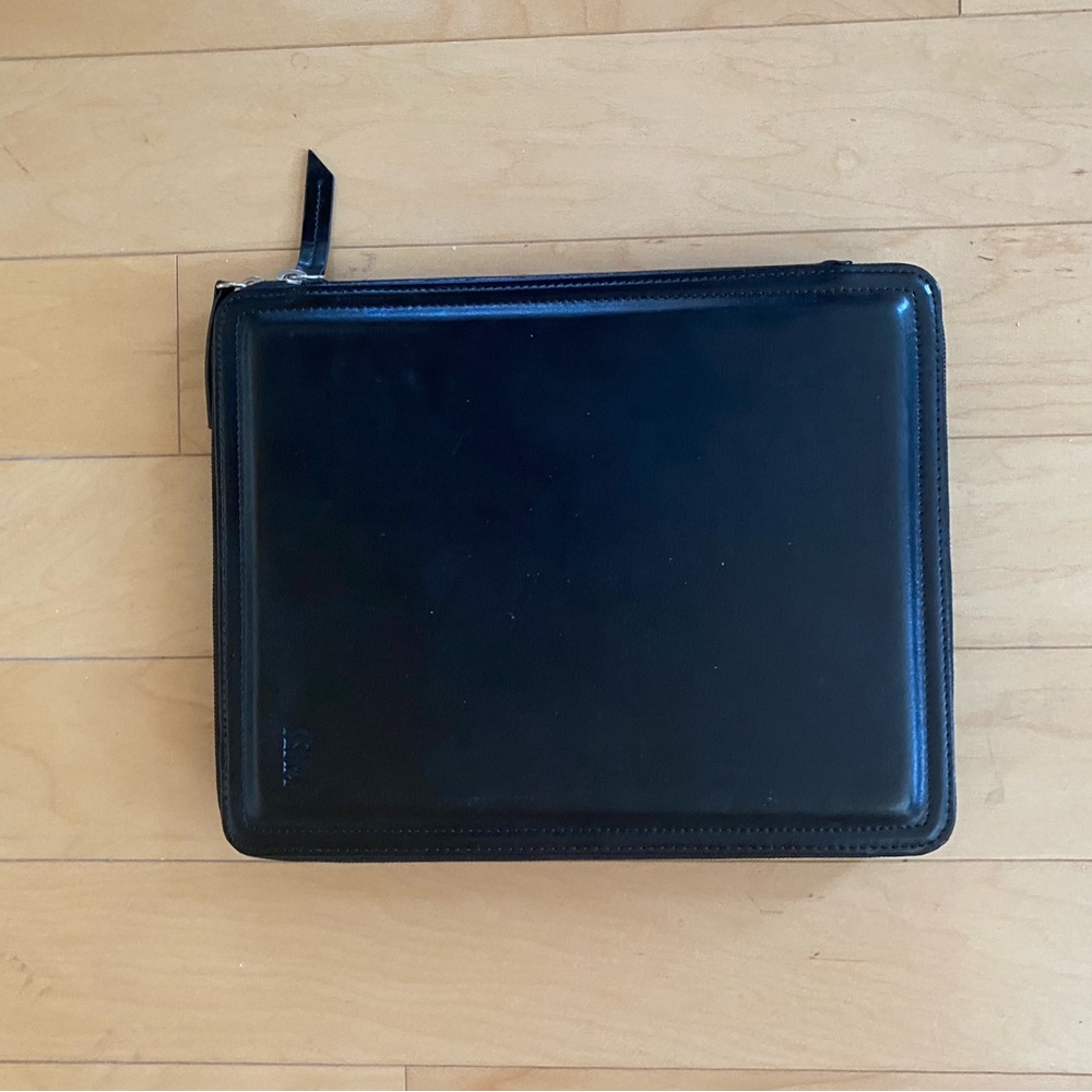 Padfolio Leather Zip Around Organizer